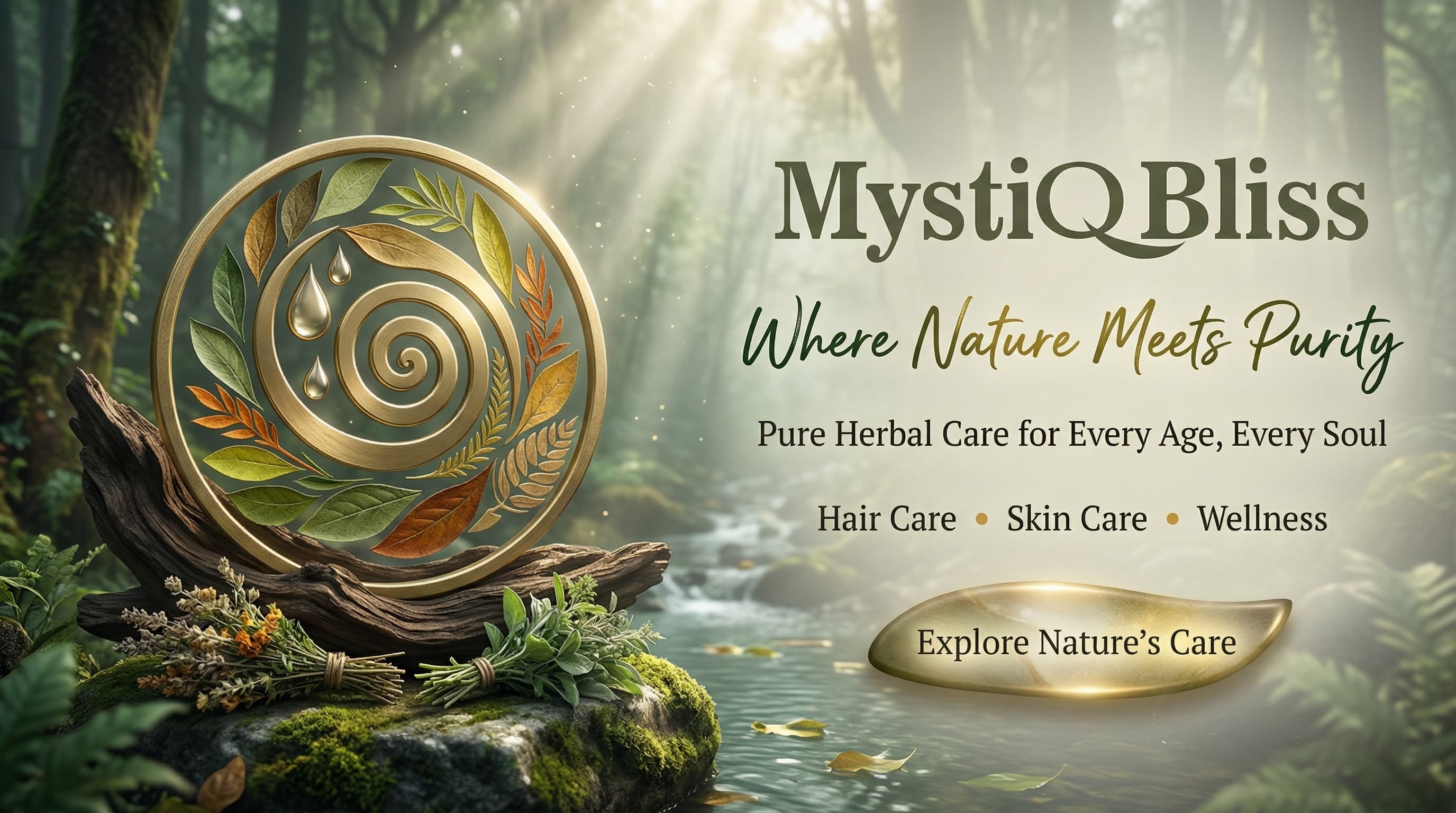 MystiQ Bliss — Premium Ayurvedic Haircare