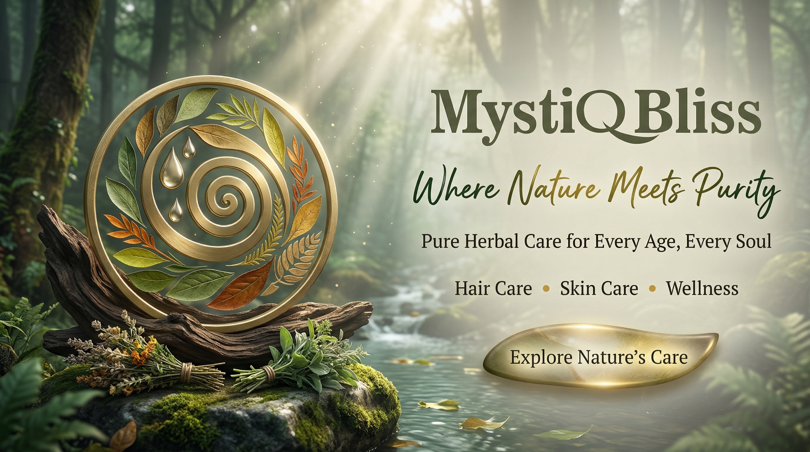 MystiQ Bliss Premium Ayurvedic Haircare